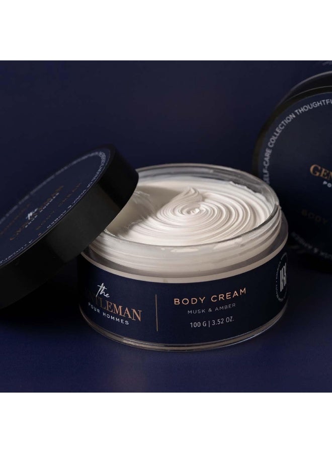 Kimirica The Gentleman Body Cream-100gm|High-performance and restorative blend of Vetiver, Patchouli, Niacinamide, and Hyaluronic acid Rich blend of natural butters & oils - Image 4