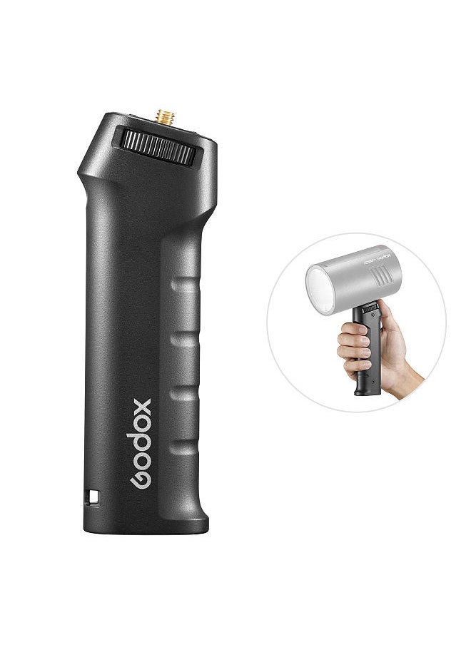 Godox - Godox FG-100 Flash Grip Camera Speedlite Hand Grip Flash Handle with 1/4inch Screw Compatible with Godox AD100pro AD200pro AD300pro and Other Flash LED Light with 1/4inch Threaded Hole - Image 1