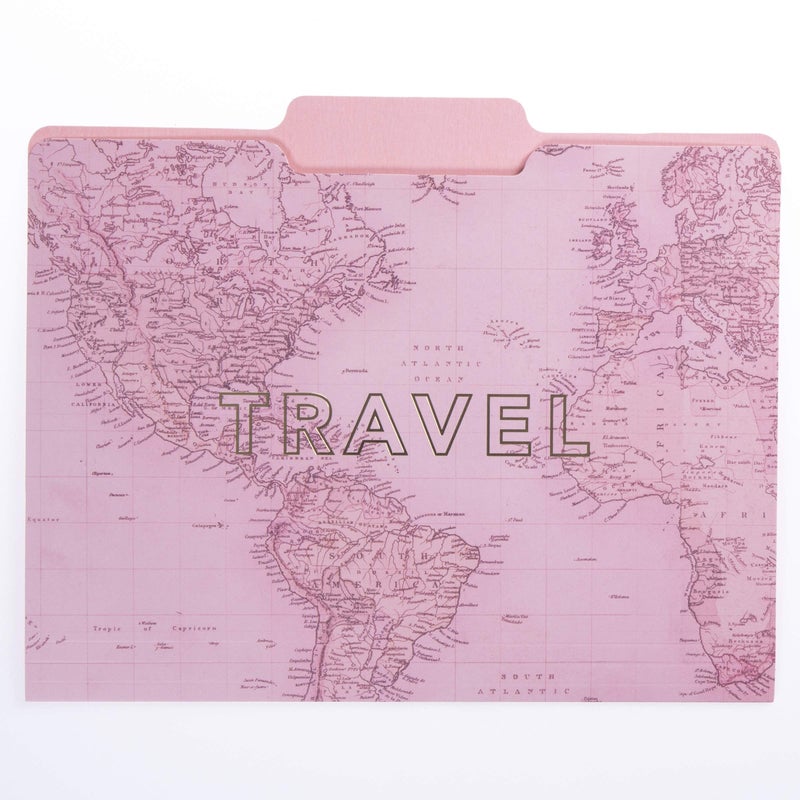 Graphique Travel File Folder Set â€“ Each Folder Measures 11.75" x 9.5", Set Includes 9 Folders with 3 Unique Designs, Durable Triple-Scored Coated Cardstock - Image 3