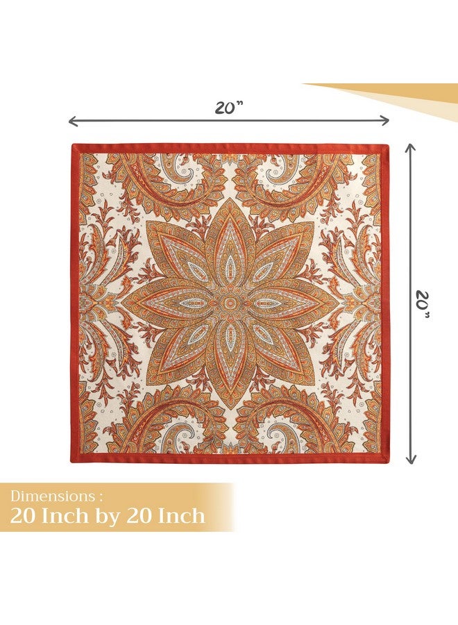 ميزون دي هيرمين مناشف مطبخ Maison d'Hermine مصنوعة من القطن بنسبة 100%، مقاس 27.50 بوصة × 20 بوصة، مناشف أطباق قماشية ماصة للمطبخ، للاستخدام في المنزل، وتناول الطعام، وحفلات الكوكتيل - هدايا لعيد الأم (كشمير بيزلي، مجموعة من قطعتين) - Image 4