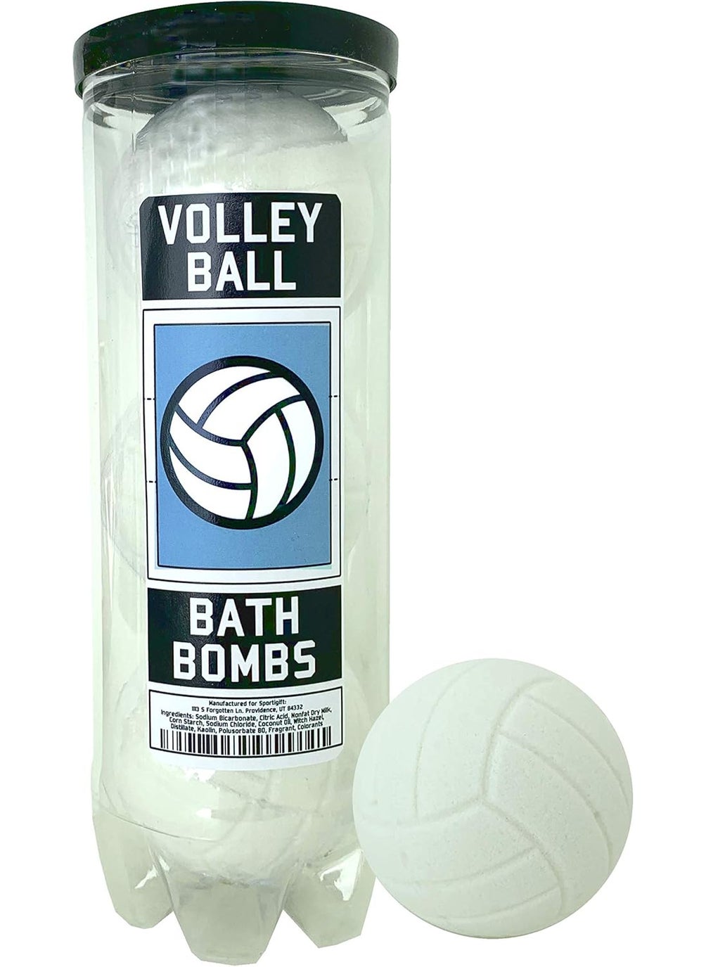 Sportigift Volleyball Bath Bombs  3 Pack  Volleyball Gifts  Volleyball Gifts for Team  Girls  Teen Girls Girls Volleyball Volleyball Accessories for Teen Girls Volleyball Coach Volleyball Gear 