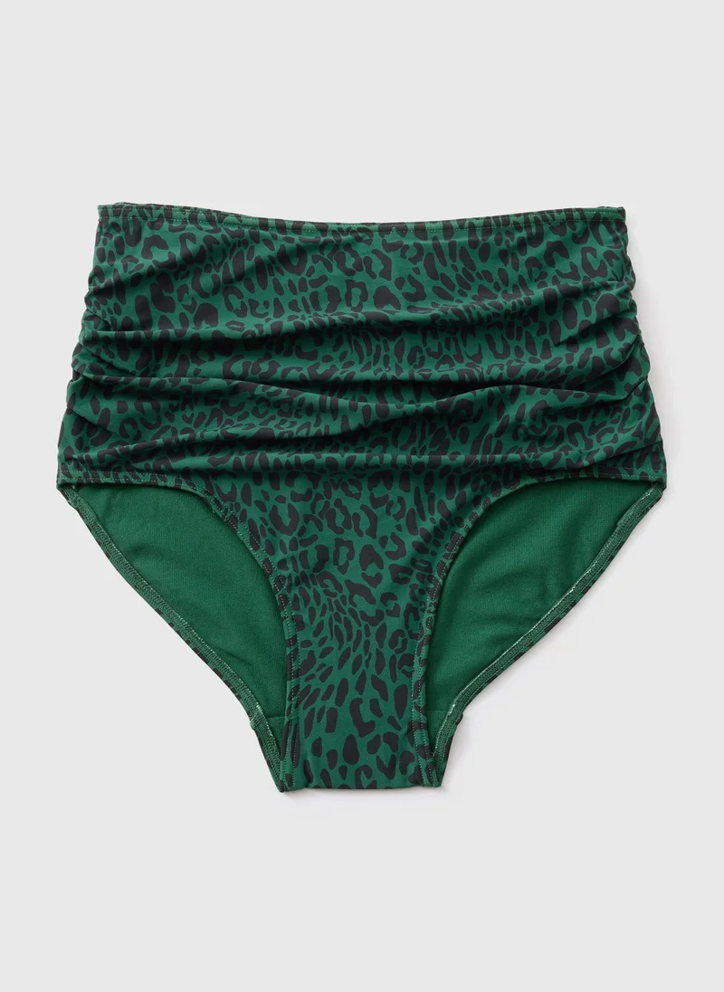 ماتلان Green Leopard Shapewear Bikini Brief