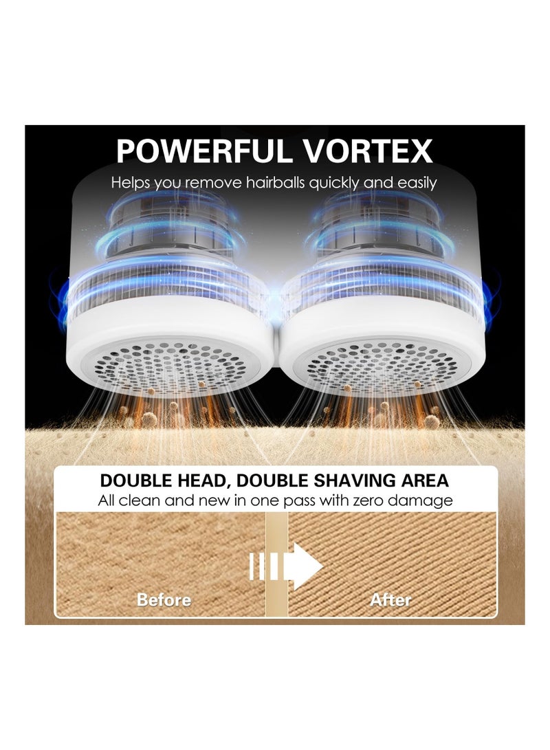 Fabric Shaver, Electric Lint Remover with 4-Speed Modes USB Rechargeable Defuzzer Rotatable Fabric Defuzzer for Removing Fuzz and Pill from Clothes, Furniture, Sweater, Couch and Blanket  - Image 3