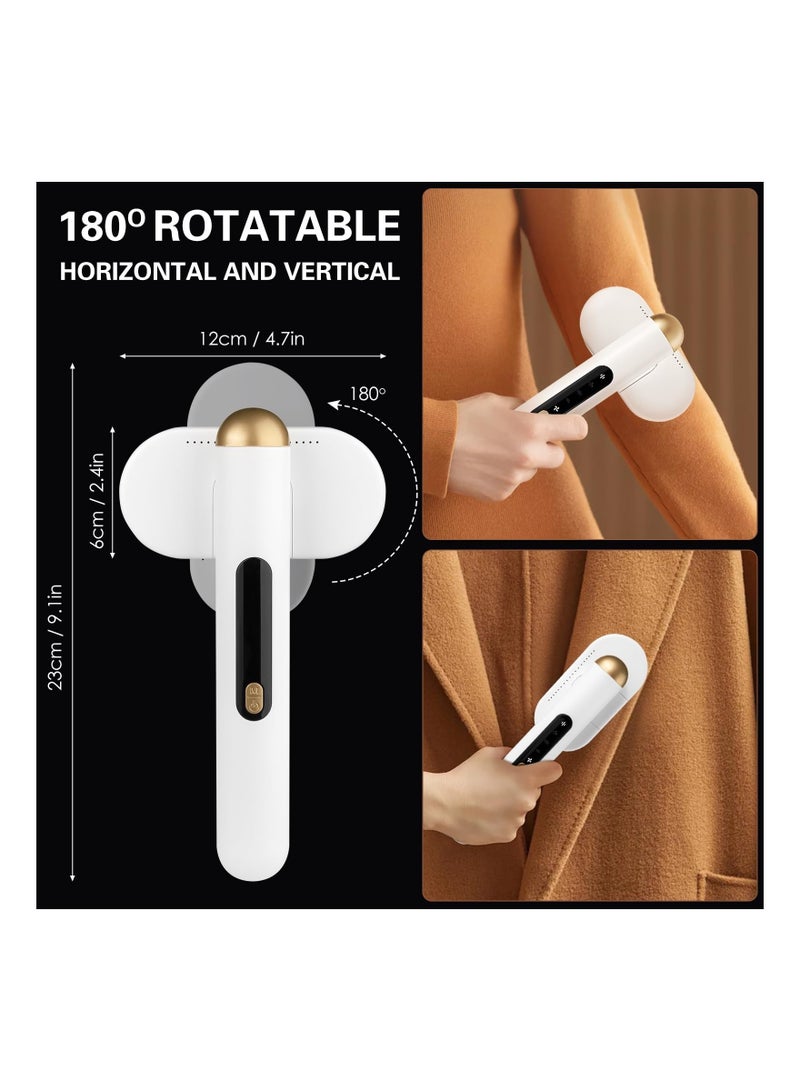 Fabric Shaver, Electric Lint Remover with 4-Speed Modes USB Rechargeable Defuzzer Rotatable Fabric Defuzzer for Removing Fuzz and Pill from Clothes, Furniture, Sweater, Couch and Blanket  - Image 5