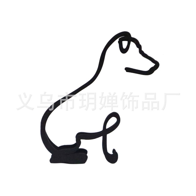 New Animal Metal Figurines for Home Decor Jack Russell