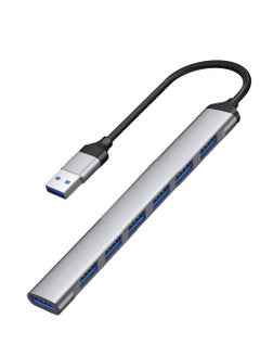 Generic Combo 7 in 1 adapter docking station USB HUB for computer and mobile phone , High quality mini , 7 USB 3.0 port , to charging Use and electronic devices like mouses , keyboards , U disk , headset and gamepad 