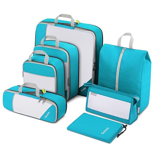 Gonex Compression Packing Cubes, Gonex Extensible Storage Mesh Bags Organizers - Image 1