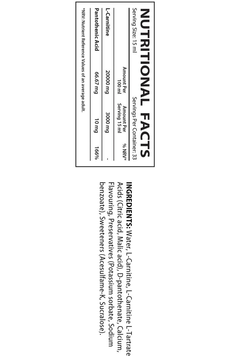 ماسل رولز مسل رولز إل-كارنيتين 3000 مجم - توت أزرق - Image 2