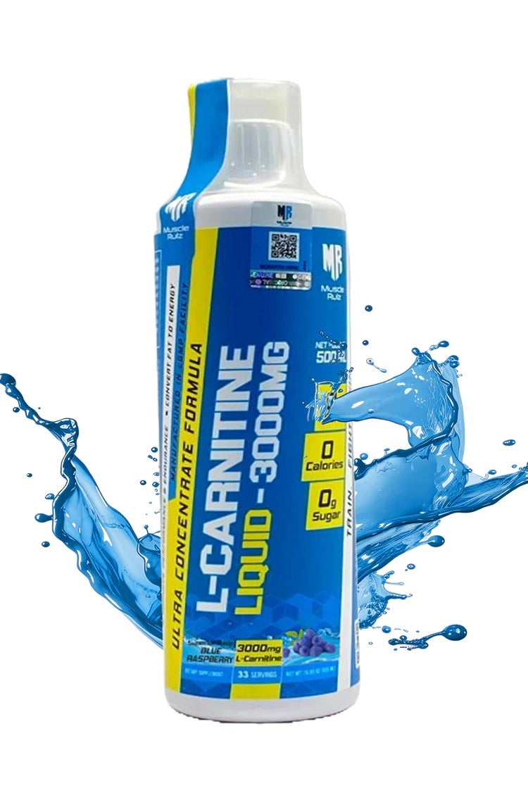 ماسل رولز مسل رولز إل-كارنيتين 3000 مجم - توت أزرق - Image 1