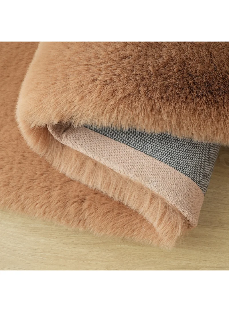 Home Box Luxy Bliss Faux Rabbit Fur Rug 150 x 80 cm
