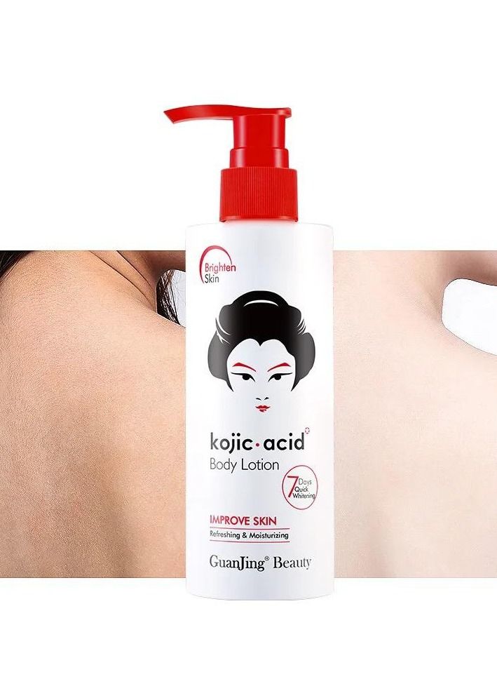 Kojic Catastrophic Kojic Acid Body Lotion 230g Refreshing Melanin Removal Body Lotion Moisturizing Skin Improvement - Image 2