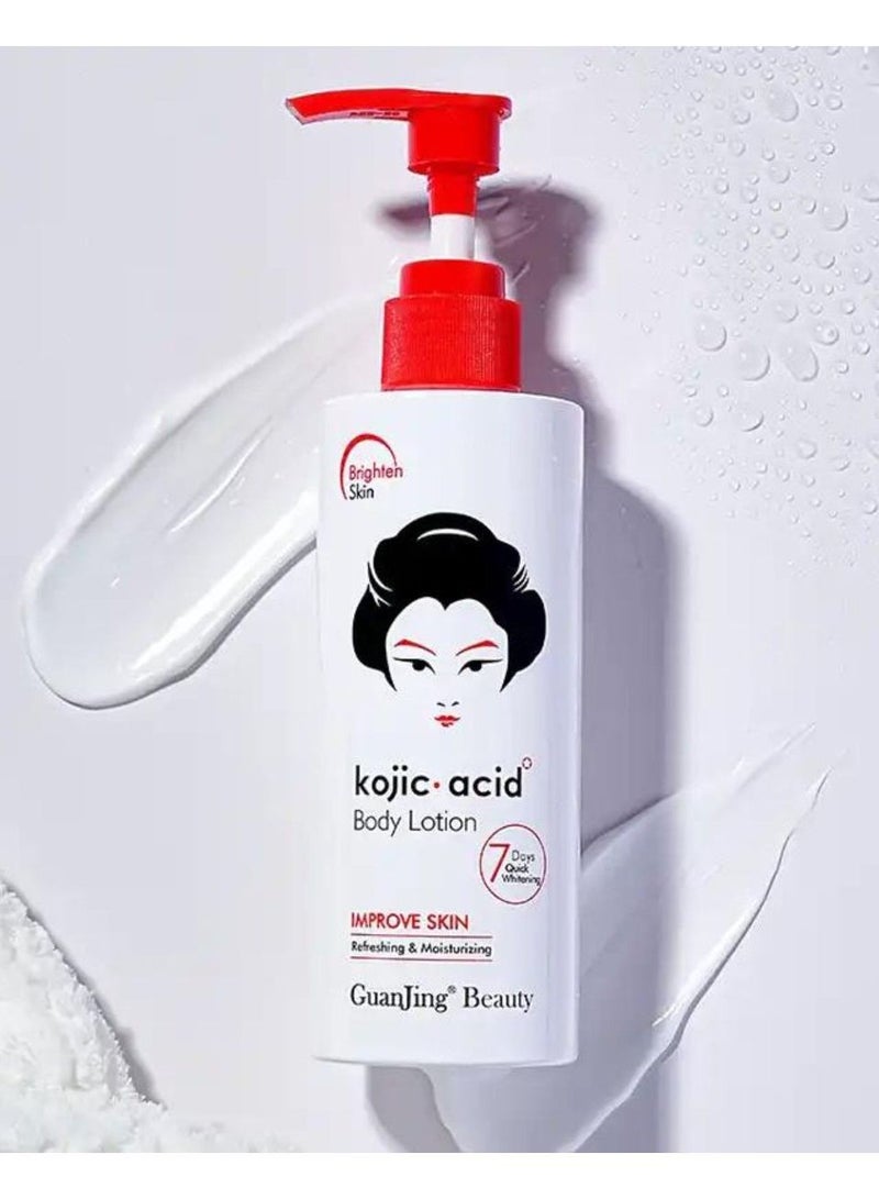 Kojic Catastrophic Kojic Acid Body Lotion 230g Refreshing Melanin Removal Body Lotion Moisturizing Skin Improvement - Image 3
