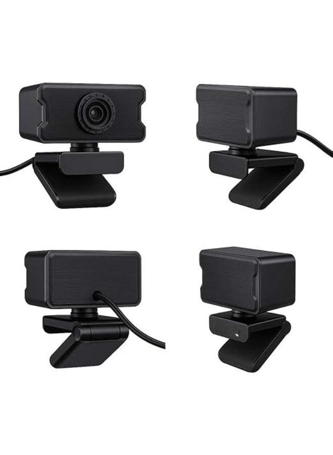 جهاز اتصال فيديو بدقة 1080P HD مع مايكروفون مدمج – منفذ USB – تركيز يدوي وضبط ألوان تلقائي - Image 3