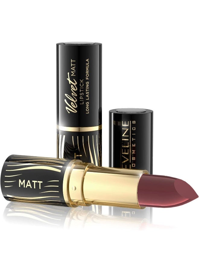 Velvet Matt Lipstick | Long Lasting Formula | Intensive Coverage | Creamy Consistency | Matt & Velvety Finish | Colour Code No. 512