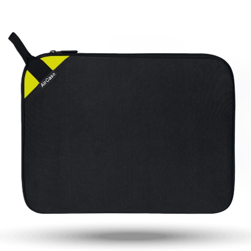 AirCase Neoprene Tablet Sleeve Bag/Case/Cover fits 11.6-Inch, 12.5-Inch Laptop/Tablet, for Samsung/Ipad/Oppo/Realme/Xiaomi/Redmi Pad, Oneplus Pad Tablets, with Fleece Inside (Black) - Image 1