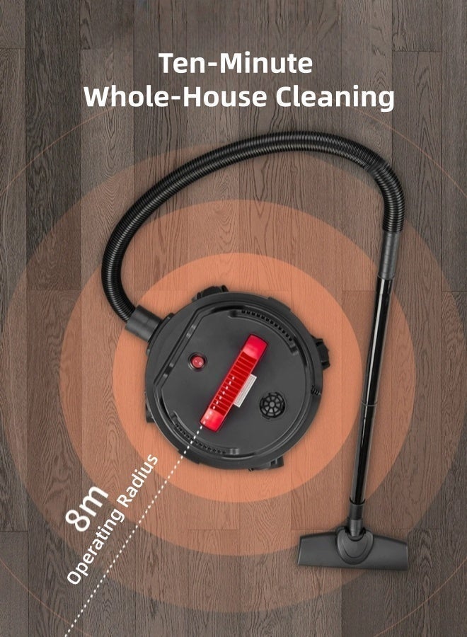 Bolivia's Drum Vacuum Cleaner 20L Dust Bag Capacity With Dust Indicator, Dry And Air Blow Function And Low Noise Operation 20 L  Powerful Motor - Image 2