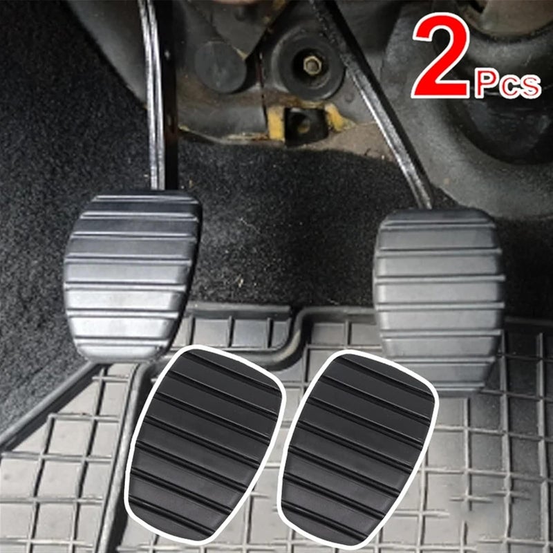 Wivplex Car Brake Clutch Foot Pedal Pad Cover Set - Image 4