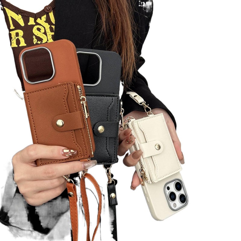 MS Protective Case, Card Holder, Drop Protection, White, TPU, Shockproof Cover for iPhone 13 - Image 4
