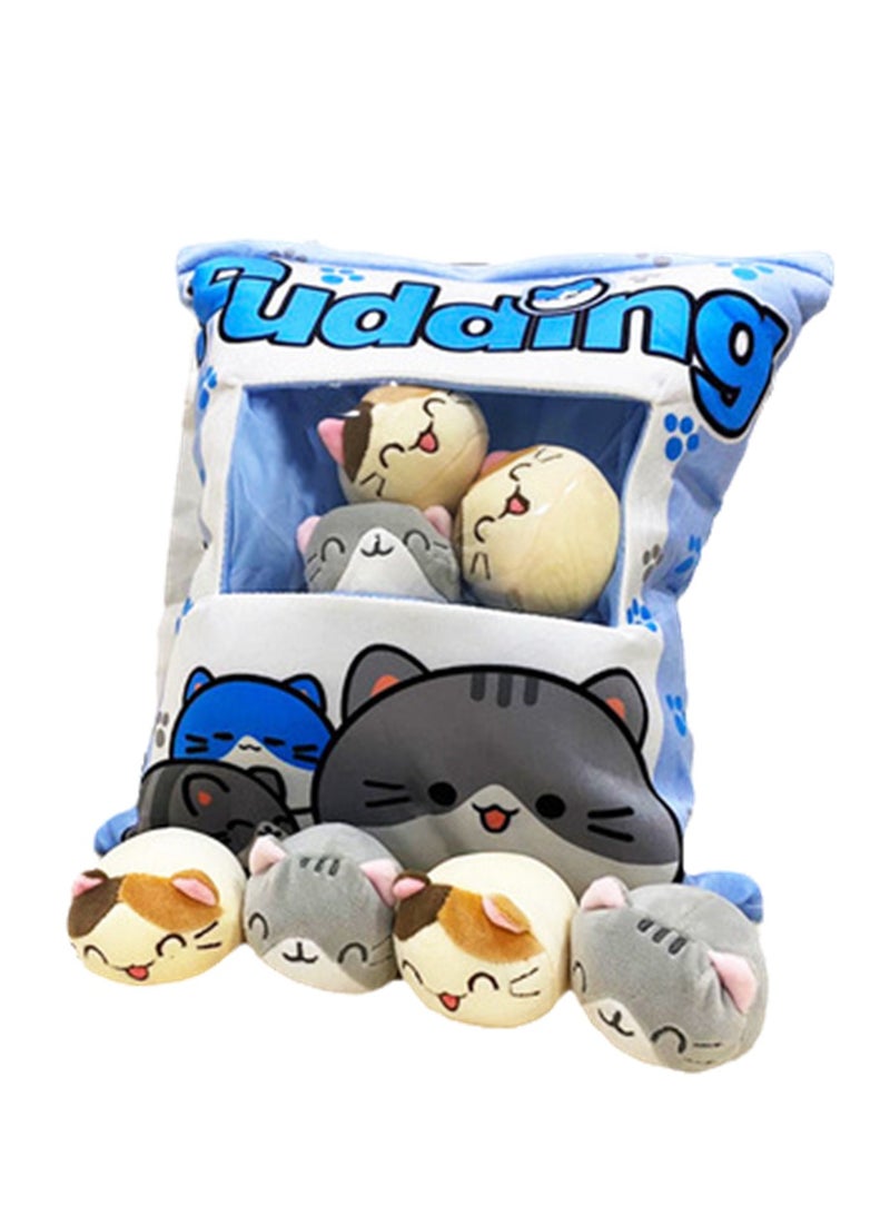 Creative bagged round toys cute cartoon dolls a big bag of creative plush toys  - Image 1