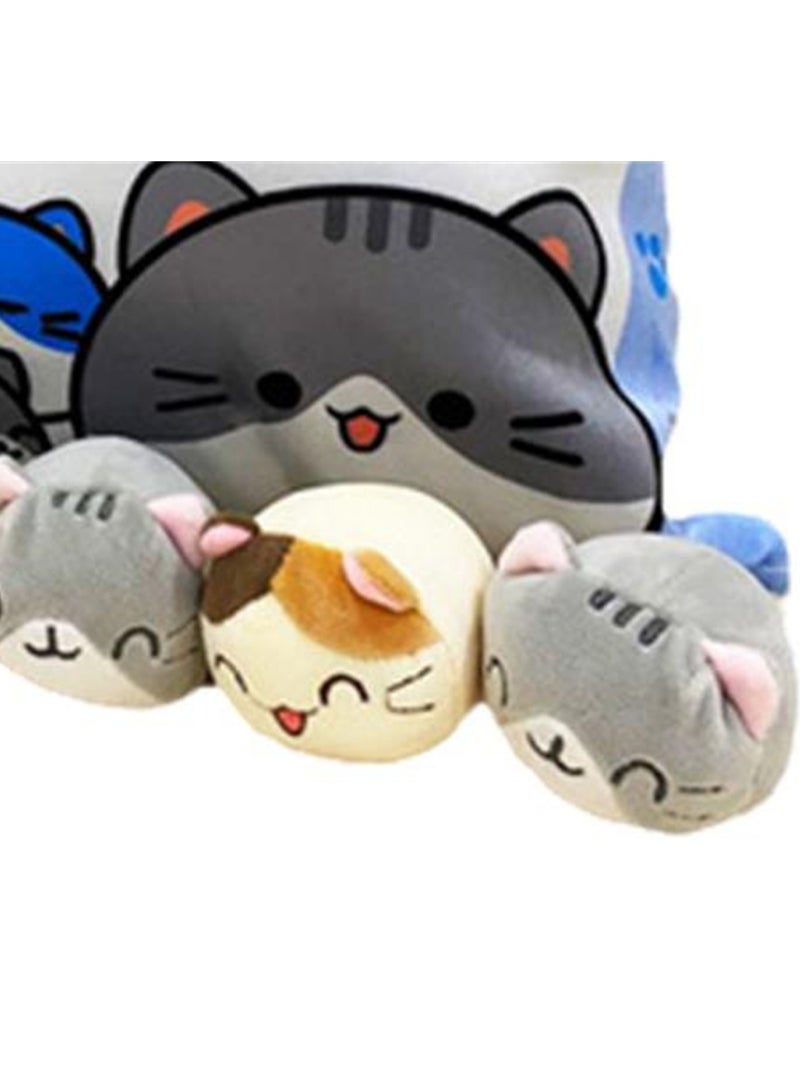 Creative bagged round toys cute cartoon dolls a big bag of creative plush toys  - Image 4
