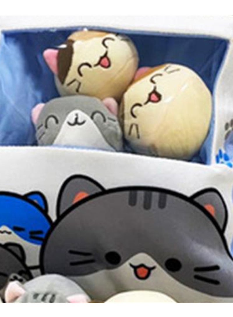 Creative bagged round toys cute cartoon dolls a big bag of creative plush toys  - Image 3