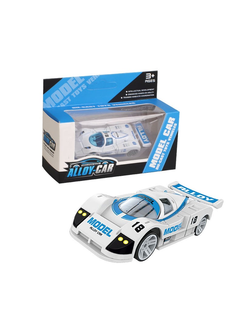 1 صندوق من 1:64 محاكاة سبيكة سيارة SC06 سباق السيارات لعبة مجسمة SC06 الجمود سباق السيارات نموذج لعبة للأطفال