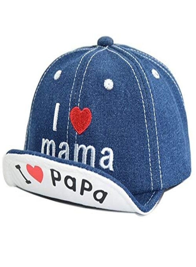 CAPICHINO Kid's Cotton Cap (Navy Blue_1-2 Years) (Blue) - Image 1