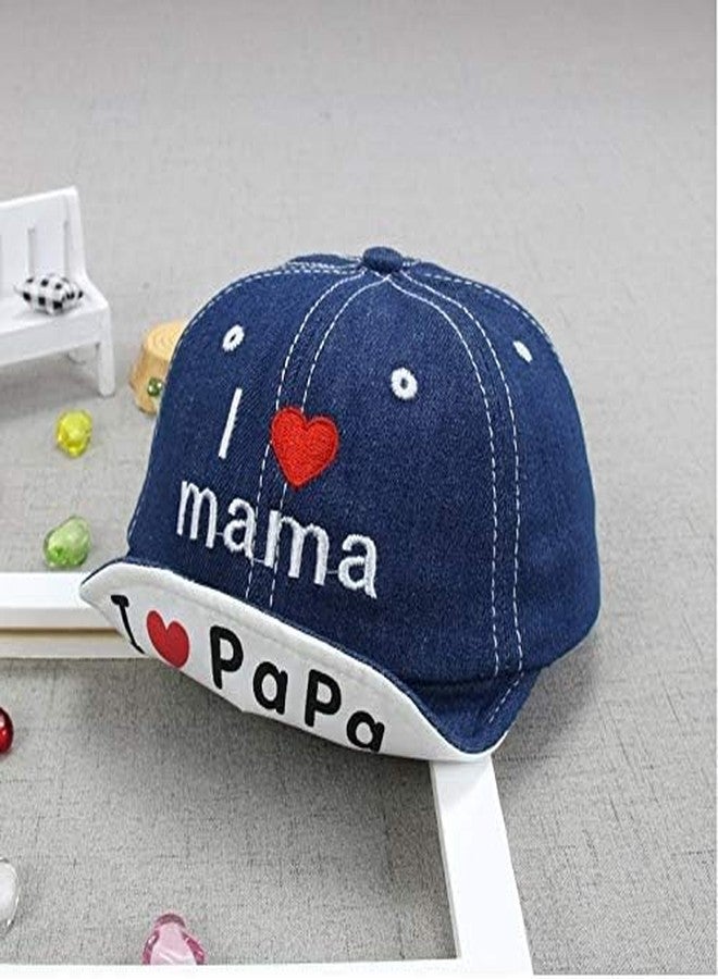 CAPICHINO Kid's Cotton Cap (Navy Blue_1-2 Years) (Blue) - Image 2