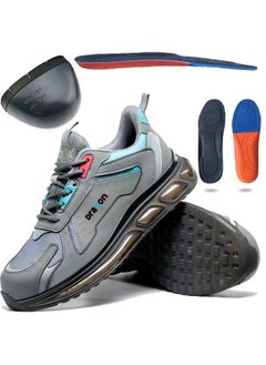 Draxon Draxon Fasion Safety Shoes for Men Women CE Standard Steel Toe and Midsole Work Lightweight Anti-Puncture Industry Construction Sneakers(DX-55)  - Image 1