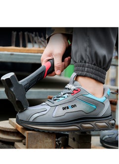 Draxon Draxon Fasion Safety Shoes for Men Women CE Standard Steel Toe and Midsole Work Lightweight Anti-Puncture Industry Construction Sneakers(DX-55)  - Image 5