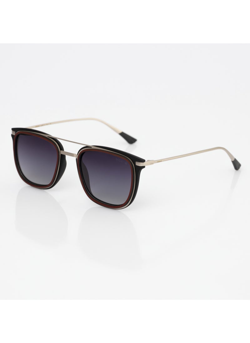 VEGAS Round Frame Eyewear Sunglasses V2049 - Red * Grey  - Image 1