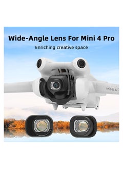 SYOSI عدسة Mini 4 Pro واسعة الزاوية، مناسبة لطائرة DJI Mini 4 Pro بدون طيار، توسع نطاق العرض بنسبة 25%، ملحق أساسي لكاميرا الطائرة بدون طيار لتحسين التصوير الفوتوغرافي والفيديو  - Image 3