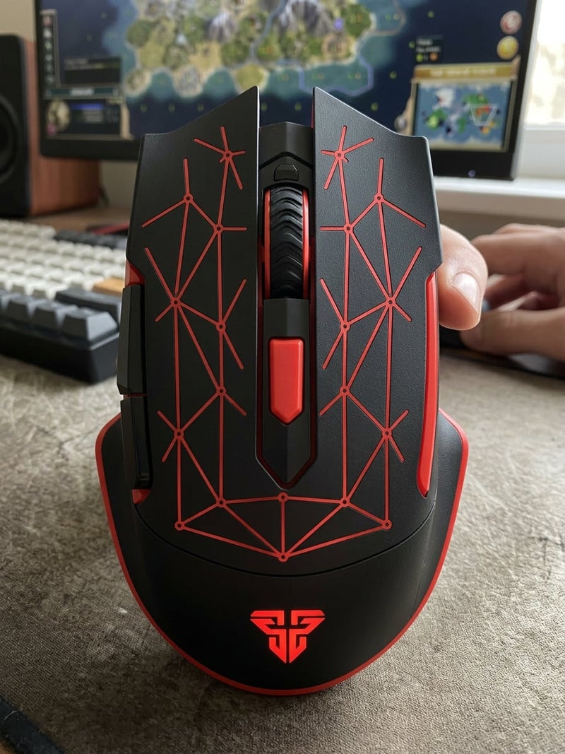 Fantech Blast X7 Macro RGB Gaming Mouse, 4800 DPI Sensor, 16.8 Million Colors RGB Lighting, 6 Programmable Buttons, Ergonomic Design Black - Image 4