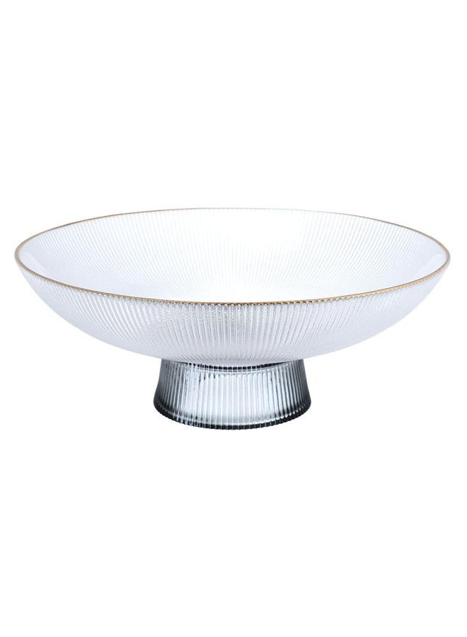 Alsaif Glass Serving Stand 25.5X25.5X10 Cm Clear - Image 2