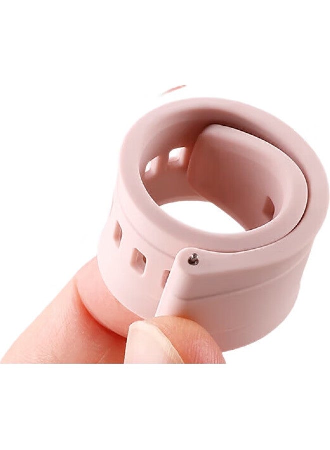 Wei Qiantu Weiqiantu Compatible With Huawei Watch Band Gt5/5Pro/Gt4, Sports Silicone Strap, Fashionable Men'S And Women'S Wristband, Exquisite 41/42Mm Dial, 18Mm [Milkshake Pink] - Image 3