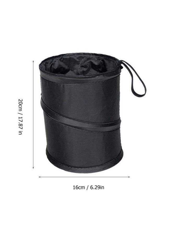 بيوينتي سلة مهملات السيارة المحمولة القابلة للطي، سلة مهملات السيارة العالمية القابلة للطي، سلة مهملات معلقة، حقيبة تخزين للسفر - Image 2