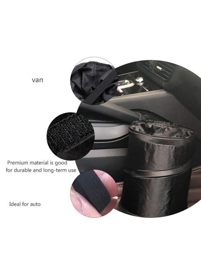 بيوينتي سلة مهملات السيارة المحمولة القابلة للطي، سلة مهملات السيارة العالمية القابلة للطي، سلة مهملات معلقة، حقيبة تخزين للسفر - Image 3