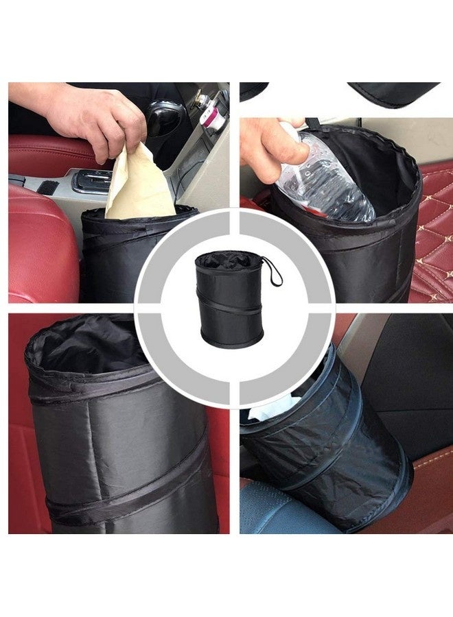 بيوينتي سلة مهملات السيارة المحمولة القابلة للطي، سلة مهملات السيارة العالمية القابلة للطي، سلة مهملات معلقة، حقيبة تخزين للسفر - Image 4