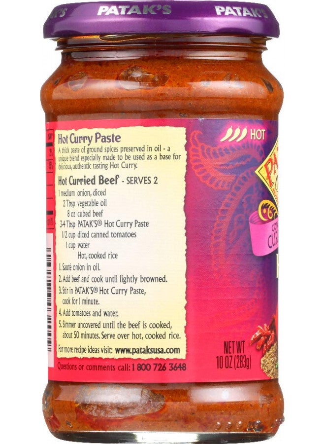 Patak's Pataks Curry Paste Hot 10oz - Image 2