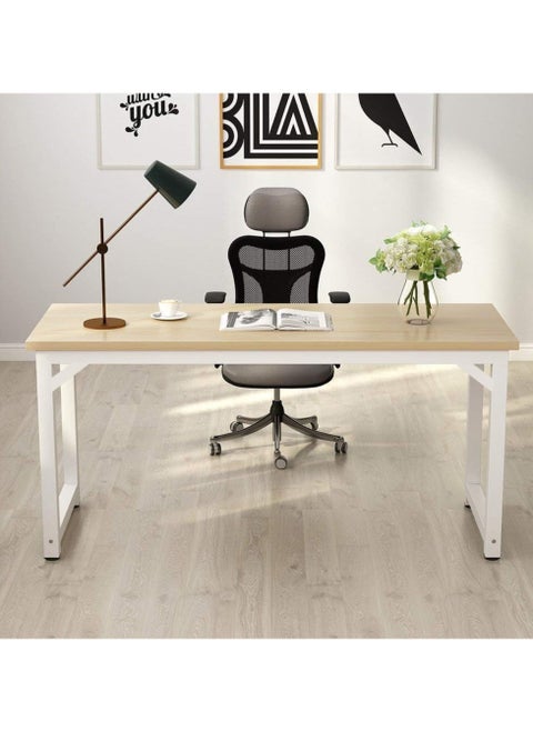 Computer Desk Table, Office Writing Work Student Study Desk, Computer Laptop Table Desk, Office Corner Desk, Home Office Desk, Wooden Table for Home Bedroom Office, Gaming Desk, 120x60x75cm