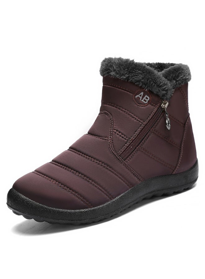 Cotton Shoes  Winter Couple Style Large Size Snow Boots Warm High-top Elderly Cotton Boots Long Cotton Shoes