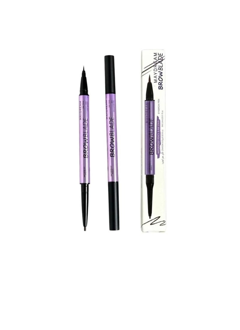 MAYDREAM - Waterproof Long Lasting Eyebrow Pencil 002 Dark Brown - Image 1