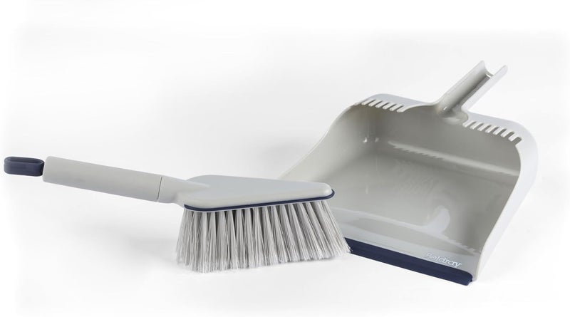 Beldray LA032760FEU7 Deep Clean Dustpan and Brush Set – Sweeping Brush with Pointed Head for Hard-to-Reach Areas, Scratch-Free Bristles, Rubber Lip for Easy Dust Collection, Built-In Bristle Comb - Image 2