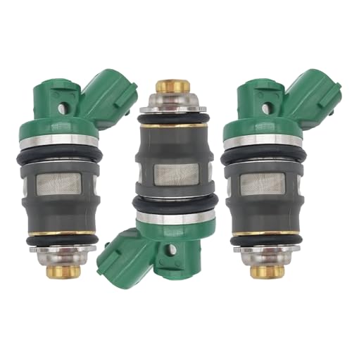 JESBEN 1571087J00 3pcs Fuel Injectors 2 Holes Replacement for Suzuki Outboard DF40 DF50 19992010 1571087J00 - Image 1