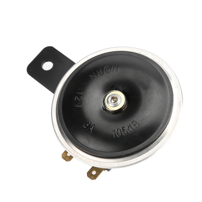 12V Vehicle Horn Full Metal Shell 110DB Loud Clear Sound - Pure Copper Terminal Waterproof Sand-Proof Universal Car Horn for 12V Motorbikes ATVs Dirt Bikes Auto Cars - Image 3