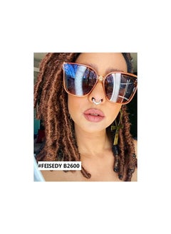 FEISEDY Polarized Fashion Sunglasses Oversized Women Men Retro Square Sun Glasses Big Vintage Shades UV Protection B2600  - Image 5