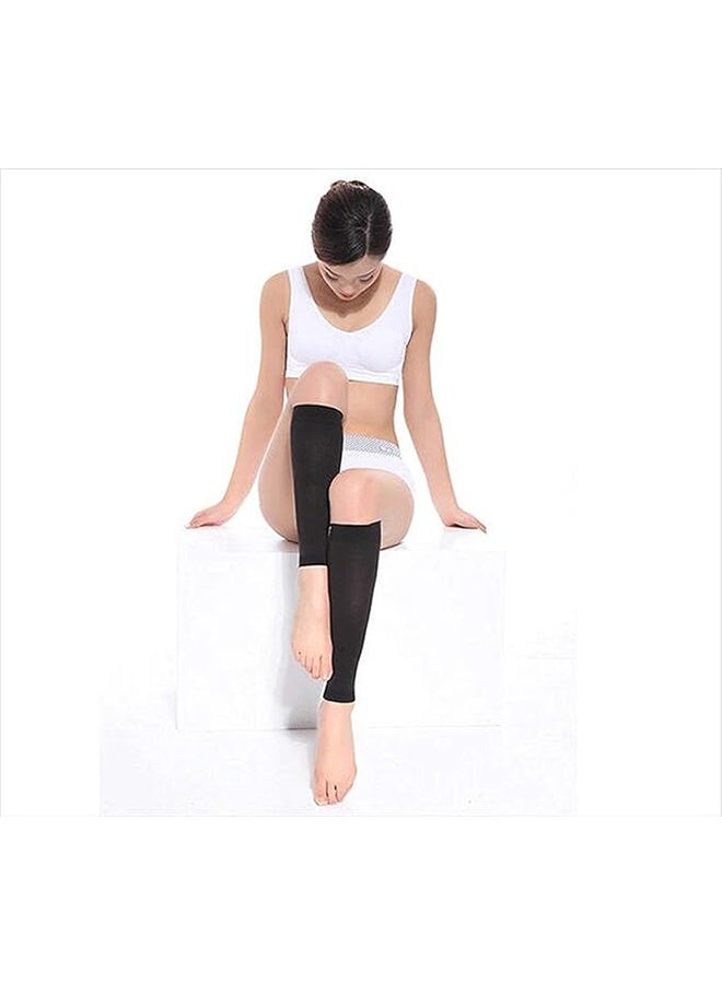 Women's Medical Compression Stockings 15-20mmhg Socks Calf Sleeve - Image 4