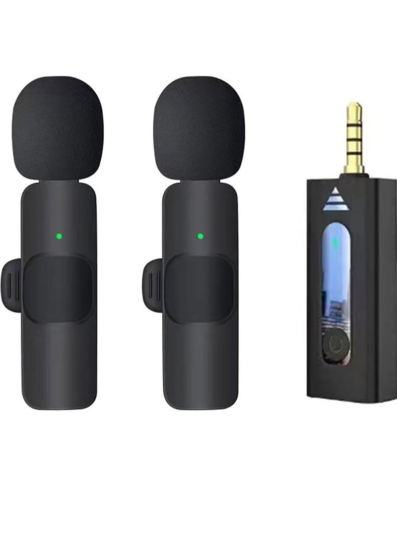 ELTRAZONE Wireless Lavalier Microphone for iPhone iPad USB C Smartphone, Plug and Play Mini Mic for YouTube TikTok Live Streaming Gaming K Song Recording Auto Noise Reduction (3.5mm 2) - Image 1