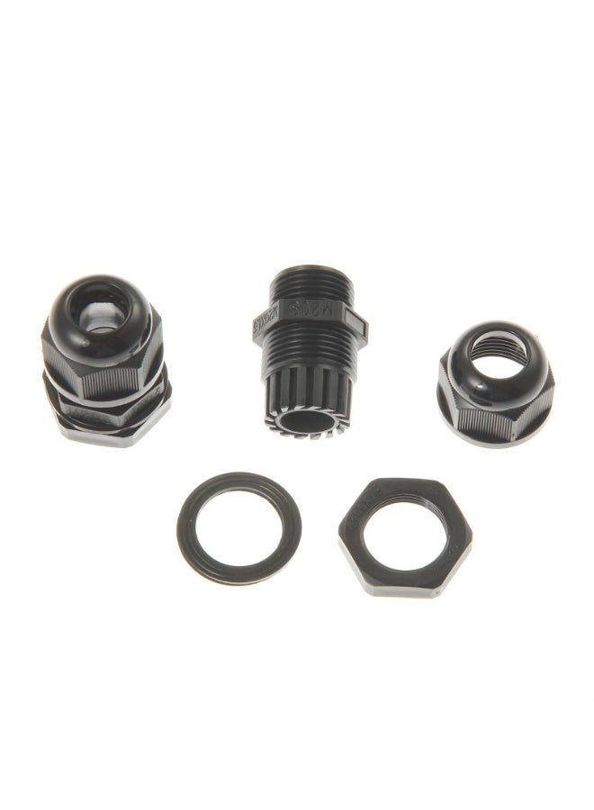Water-proof ABS Double Cable Entry Gland,Solar Double Cable Entry Gland Box,ABS Cable Entry Gland for Solar Panels,Motorhomes,Caravans,Boats- for All Cable Types 6mm² to 12mm²(BLACK) - Image 3