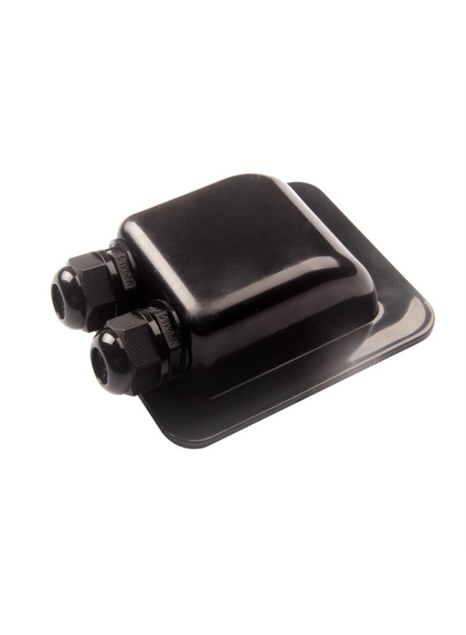 Water-proof ABS Double Cable Entry Gland,Solar Double Cable Entry Gland Box,ABS Cable Entry Gland for Solar Panels,Motorhomes,Caravans,Boats- for All Cable Types 6mm² to 12mm²(BLACK) - Image 5
